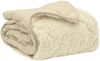 vidaXL Winterbettdecke Creme 140 x 200 cm Mikrofaser und Teddy-Fleece 42026362 Bild 2