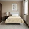 vidaXL Winterbettdecke Creme 140 x 200 cm Mikrofaser und Teddy-Fleece 42026362 Bild 4