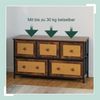 Kommode mit 5 Schubladen in Rattan-Optik Bild 5