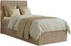 Boxspringbett RALFI 100 x 200 cm (Rechte Seit) mit Bettkästen, Bonell-Matratze H2 und Visco-Topper. Farbe: Beige Bild 2