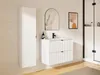 Vente-unique - ZEVINI Bathroom furniture set Holz, Platte Weiß - B 47 cm x H 60 cm x L 80 cm Bild 1