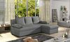 Designer Sofa Cali mit Stauraum und Schlaffunktion Grau Rechts Bild 2