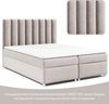 Best for Home Boxspringbett mit Bettkasten Trinity K-10 Bonellfederkern inkl. Komfort Topper H3 (140x200 160x200 180x200 200x200 cm), inkl. Lieferung, Aufbau & Entsorgung, TOP- Preis-Leistungs-Verhältnis Bild 4