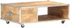 vidaXL Couchtisch 89x59x33 cm Massives Raues Mangoholz 323408 Bild 4