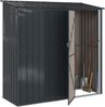 vidaXL Gartenhütten Anthrazit 203 x 85,5 x 200 cm Metall 42011303 Bild 3