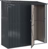 vidaXL Gartenhütten Anthrazit 203 x 85,5 x 200 cm Metall 42011303 Bild 5