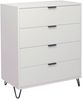 Kommode Erna 81x45x102 Kreidegrau matt Lack 14724-D Bild 2