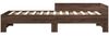 vidaXL Bettgestell ohne Matratze Braun Eiche 75x190 cm Holzwerkstoff 849599 Bild 4