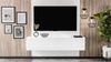 AX LIVING TV-Kommode Zivolli B160xT32xH36 cm hängender TV-Schrank für Wandmontage weiß Bild 2