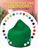 PATCH HOME Sitzsack Tropfenform – XXL – Grün, bequemer Sitzsack aus Luxus-Polyester-Gewebe, bereits befüllt Bild 5