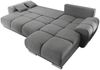 Ed Exciting Design Sofa Anton mit Schlaffunktion & Bettkasten in verschiedenen Farben erhältlich Luxus-Webstoff Flachgewebe beidseitig montierbar Bild 2