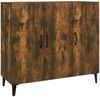 vidaXL Sideboard Räuchereiche 90 x 34 x 80 cm Holzwerkstoff [817462] Bild 2