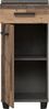 FORTE Veris Kommode, Holzwerkstoff, Grau/Braun, 40,2 x 90,8 x 34,8 cm Bild 3