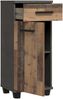 FORTE Veris Kommode, Holzwerkstoff, Grau/Braun, 40,2 x 90,8 x 34,8 cm Bild 4