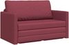 vidaXL Schlafsofa 110cm Weinrot Stoff 4106694 Bild 2
