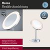LED Kosmetikspiegel Masua IP44 White Switch 55lm 230V 4W Chrom Bild 3