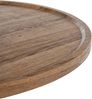 CLP Beistelltisch Aspen runde Tischplatte mit schwarzem Metallgestell,braun L Bild 4