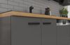 Küche NESSA Basic 240 cm Anthrazit Grau Küchenzeile Küchenblock Einbauküche Bild 3