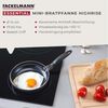FACKELMANN Mini-Bratpfanne Essential Highrise Ø 14 cm – Ideal für kleine Gerichte, backofenfest, mit keramischer Antihaft-Beschichtung, Schwarz Bild 3
