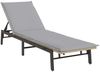 vidaXL Sonnenliege mit Auflage Beige Poly Rattan 4104082 Bild 2