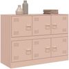 vidaXL Kommode Rosa 99 x 39 x 73 cm Stahl Bild 4