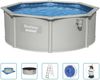 Bestway 'Hydrium™ Swimmingpool-Set, Stahl Grau, Ø 360x120 cm Bild 2