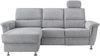Ecksofa >Ludwigshafen< Motor-funktion, Kopfstütze, Stauraum, silber - 231x113x165 (BxHxT) Bild 3