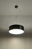 Pendelleuchte, Schwarz, PVC Bild 4