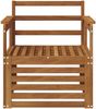 vidaXL Outdoor-Sofa Massivholz Akazie Natur 3436339 Bild 3