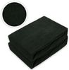 Frottee Spannbettlaken Doppelpack 60 - 70 x 140 cm Schwarz Bild 2