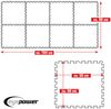 1,9m² Poolunterlage 8 Poolmatten 50x50cm Blau Bild 3