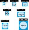 1,9m² Poolunterlage 8 Poolmatten 50x50cm Blau Bild 5