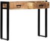 Konsolentisch, Beistelltisch, Konsole 90 x 30 x 75 cm Massivholz Mango Bild 4