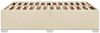 Doppelbett, Bettgestell Modernen ohne Matratze Creme 140x190 cm Stoff d1957e Bild 5