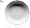 Mäser 931610 Kombiservice Barca für 8 Personen, Porzellan, weiß (1 Set, 68-teilig) Bild 3