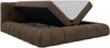 Boxspringbett NUBEA mit 2x Bettkasten & Multipocket-Kern, inkl. Topper T25, Doppelbett mit Stauraum, 200 x 200 cm, massives Ehebett - H4 - Braun Velvet Bild 4