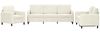 vidaXL 3-tlg. Sofagarnitur Creme Samt 3201942 Bild 2