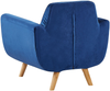 Bezug für Sessel BERNES Samtstoff marineblau Bild 5