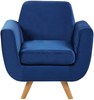 Bezug für Sessel BERNES Samtstoff marineblau Bild 4