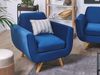 Bezug für Sessel BERNES Samtstoff marineblau Bild 3