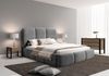 Polsterbett Doppelbett GRACIA 160x200cm Komplettset in Stoff Macau Grau Bild 2