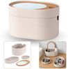 Sarcia. eu Kosmetikbox SAXBORGA Kunststoffbox mit verspiegeltem Deckel IKEA 803.918.82 Bild 5