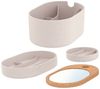 Sarcia. eu Kosmetikbox SAXBORGA Kunststoffbox mit verspiegeltem Deckel IKEA 803.918.82 Bild 2