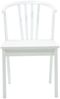 vidaXL Esszimmerstuhl 2 pcs Weiß Solides Gummiholz 42020399 Bild 5