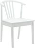 vidaXL Esszimmerstuhl 2 pcs Weiß Solides Gummiholz 42020399 Bild 4