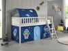 Vipack 'Scotty' Spielbett inkl. Lattenrost, Textilset und Leiter in Kiefer Weiß, Astro Bild 2