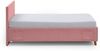 Cool Polsterbett rosa Polyester Stoffbezug Scala 210cm x 150cm x 90cm Bild 2