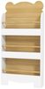 Kinder Bücherregal Bärendesign & Kippschutz - Schlankes Regal 15cm Breit Mit Schutzleisten Für 3-8 Jahre Bild 5