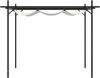 Terrassenüberdachung mit Schiebedach OLIMP Creme 295x292x230cm Pergola Garten Pavillon Rankhilfe Sonnenschutz Gartenpergola Gartenpavillon mit Sonnendach Bild 2