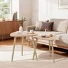 Couchtisch Twino Sonoma 48 x 45 cm 2er Set Vicco Bild 3